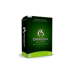 Dragon Dictate 2.5 US English Software w/ USB Headphones